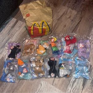Set of 12 teeny beanie babies